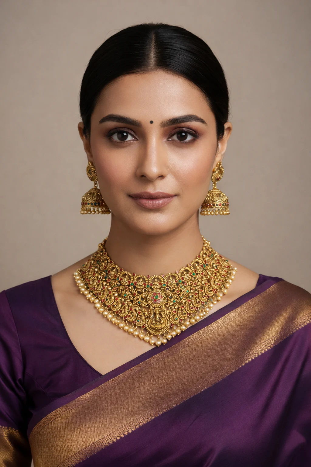 Temple Bridal Set: A Perfect Blend of Tradition, Elegance, and Premium Craftsmanship