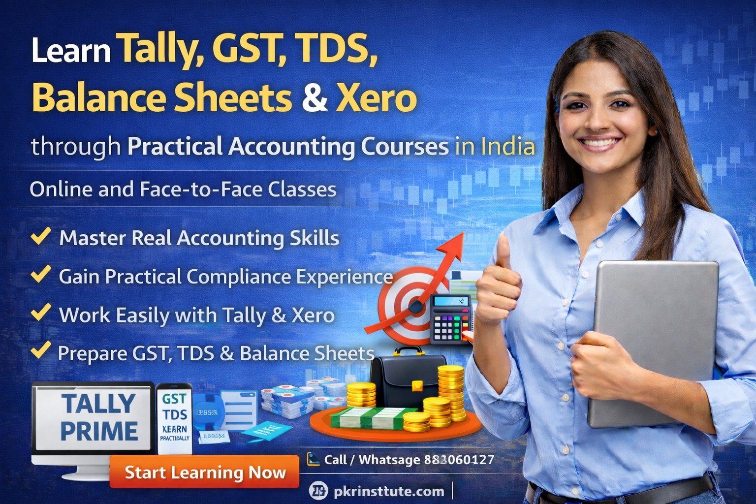 Online Practical Accounting Courses in India: Learn Tally, GST, TDS & Xero