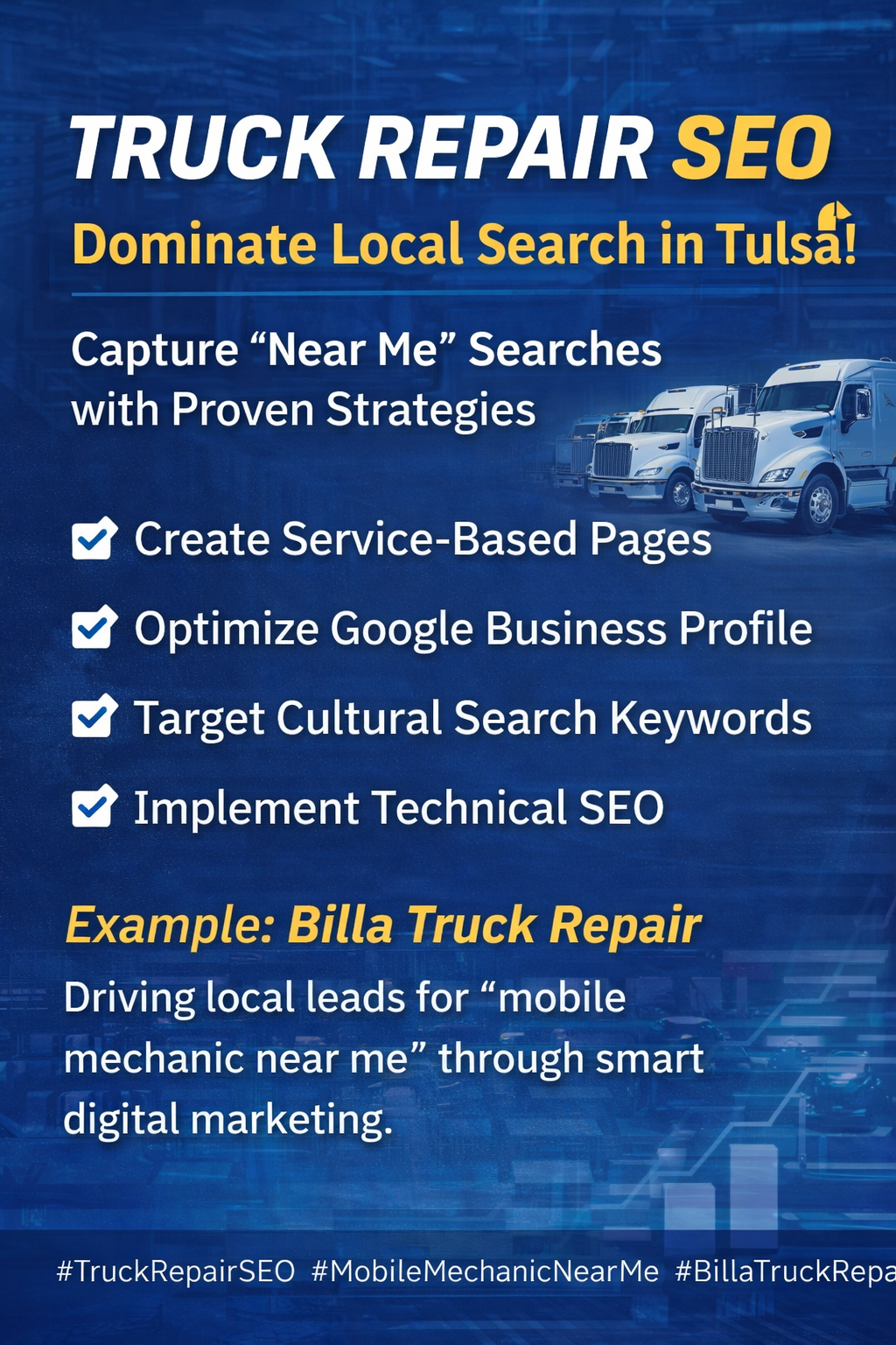 How Truck Repair Businesses Rank for “Near Me” Searches in Tulsa